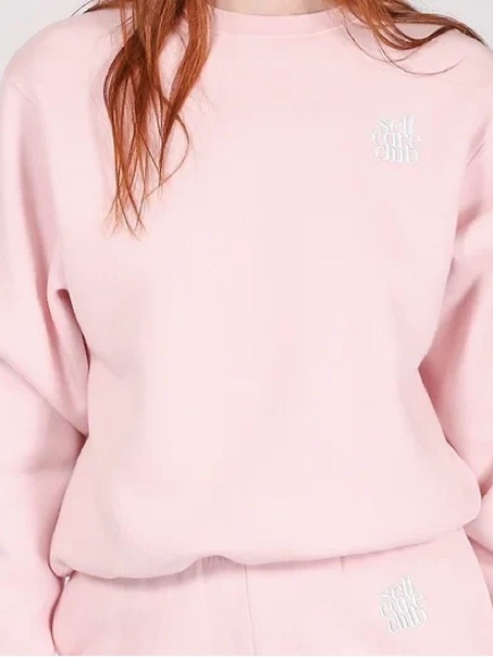Self Care Club Crew Sweatshirt by Brunette the Label (New without tags) Size S/M
